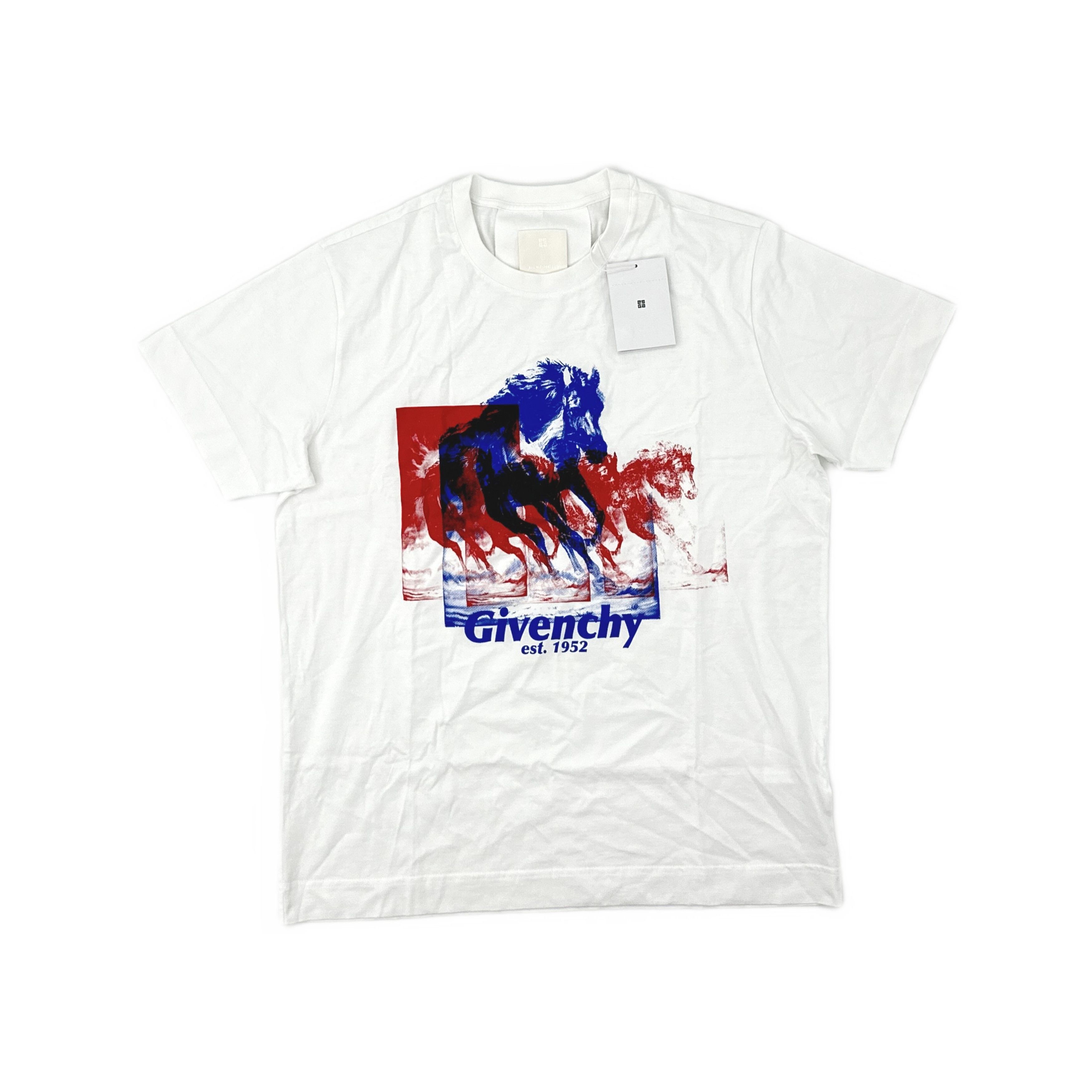 Givenchy Givenchy Horse Graphic Print T-Shirt Size S Size US S / EU 44-46 / 1 - 1 Thumbnail