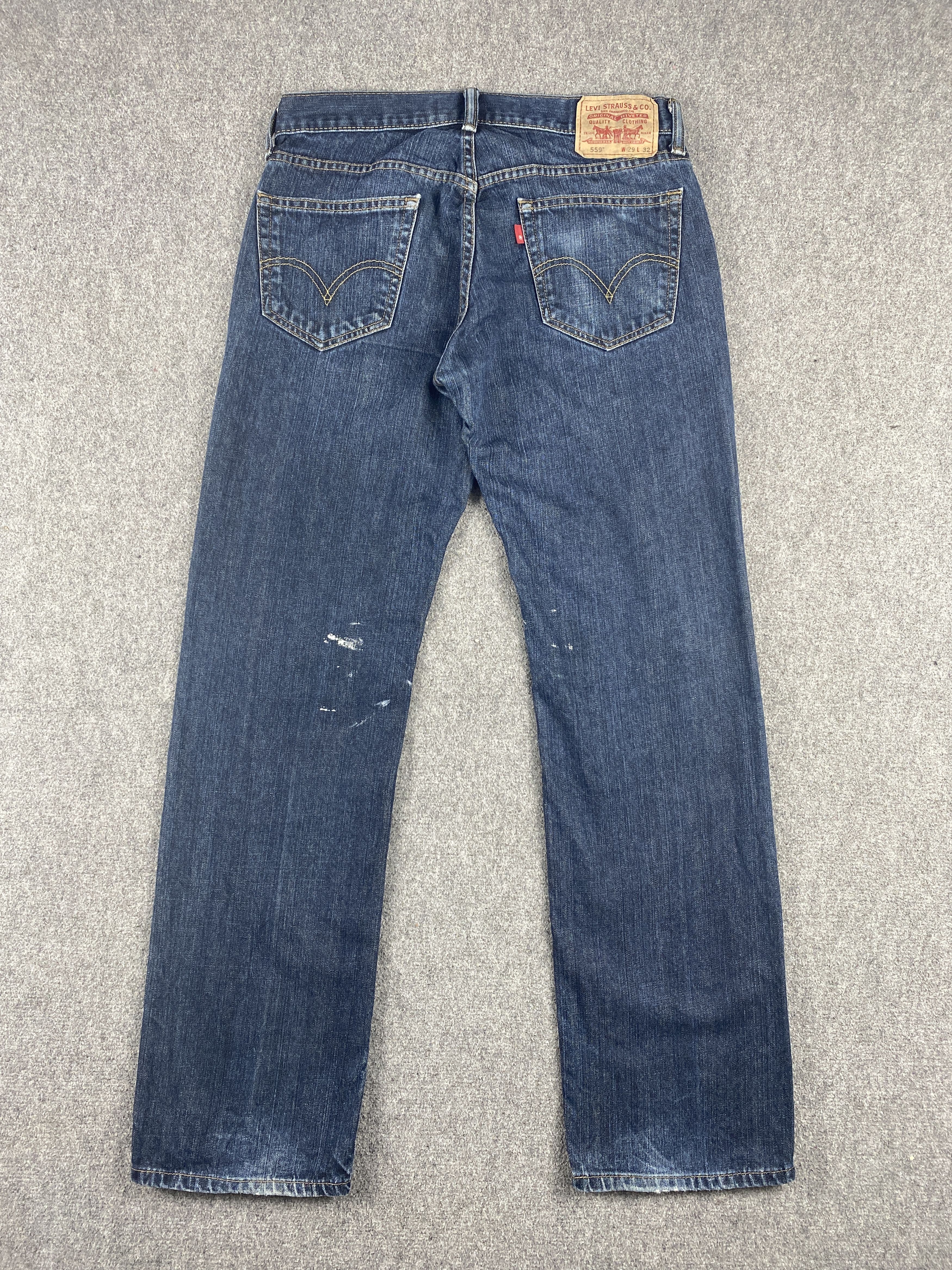 Levi's Vintage Levis 559 Faded Blue Jeans 32x31.5 S0002 Size US 32 / EU 48 - 3 Thumbnail