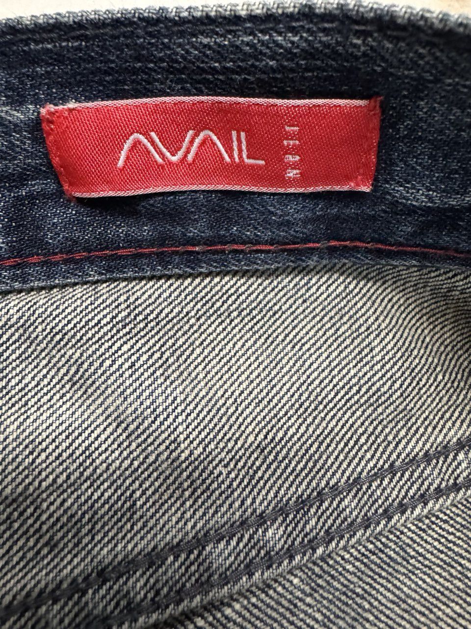 Other RARE Vintage Japanese Avail Jean Multizipper Pocket Mudwash Size US 29 - 11 Thumbnail