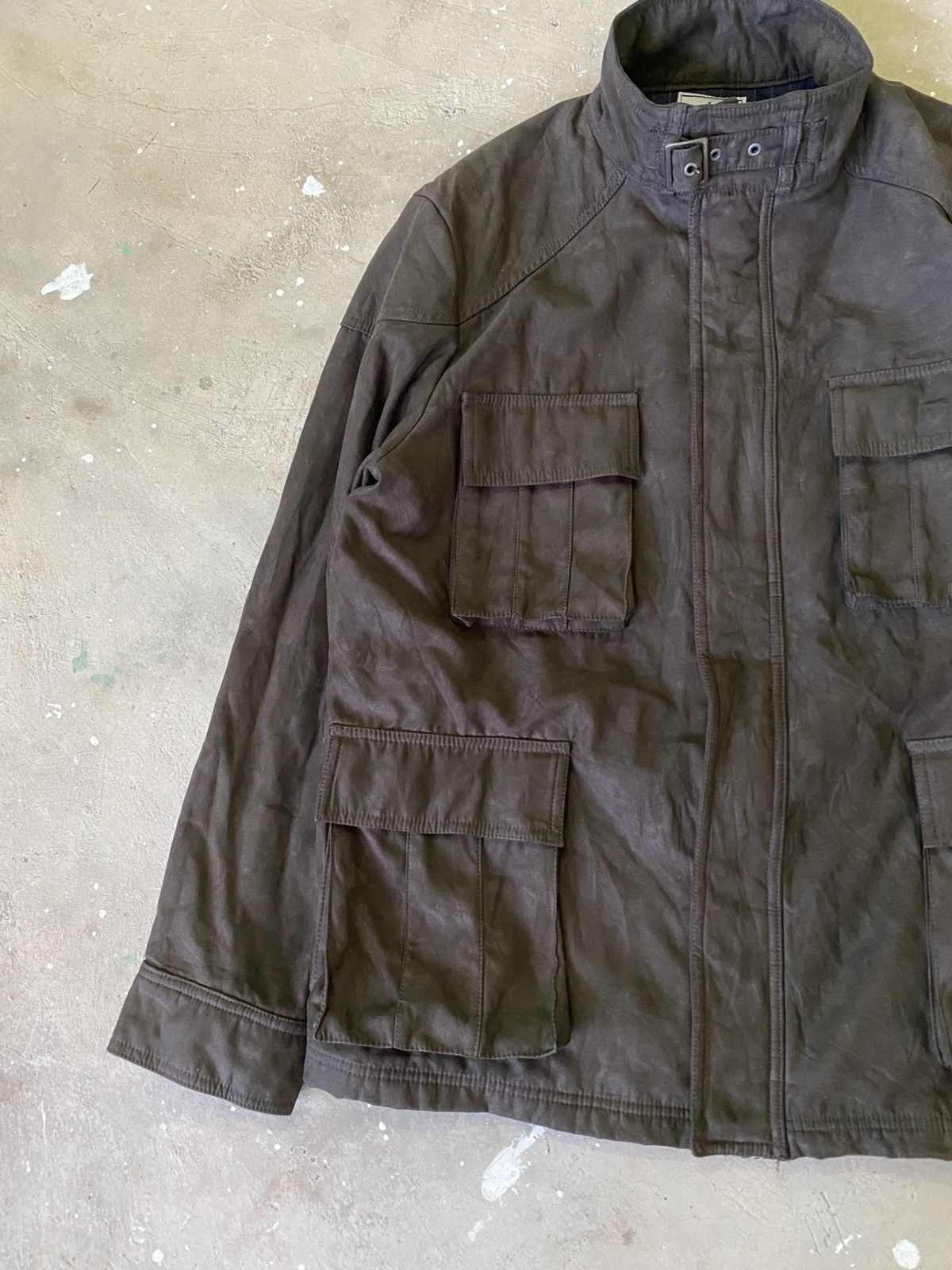 Japanese Brand DJ Honda Faux Suede Tactical Field Jacket Size US L / EU 52-54 / 3 - 3 Thumbnail