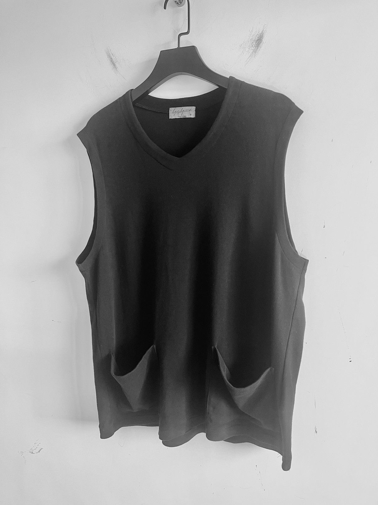 Yohji Yamamoto Yohji Yamamoto Pour Homme Linen/Silk Patch Pocket Vest Size US L / EU 52-54 / 3 - 3 Thumbnail