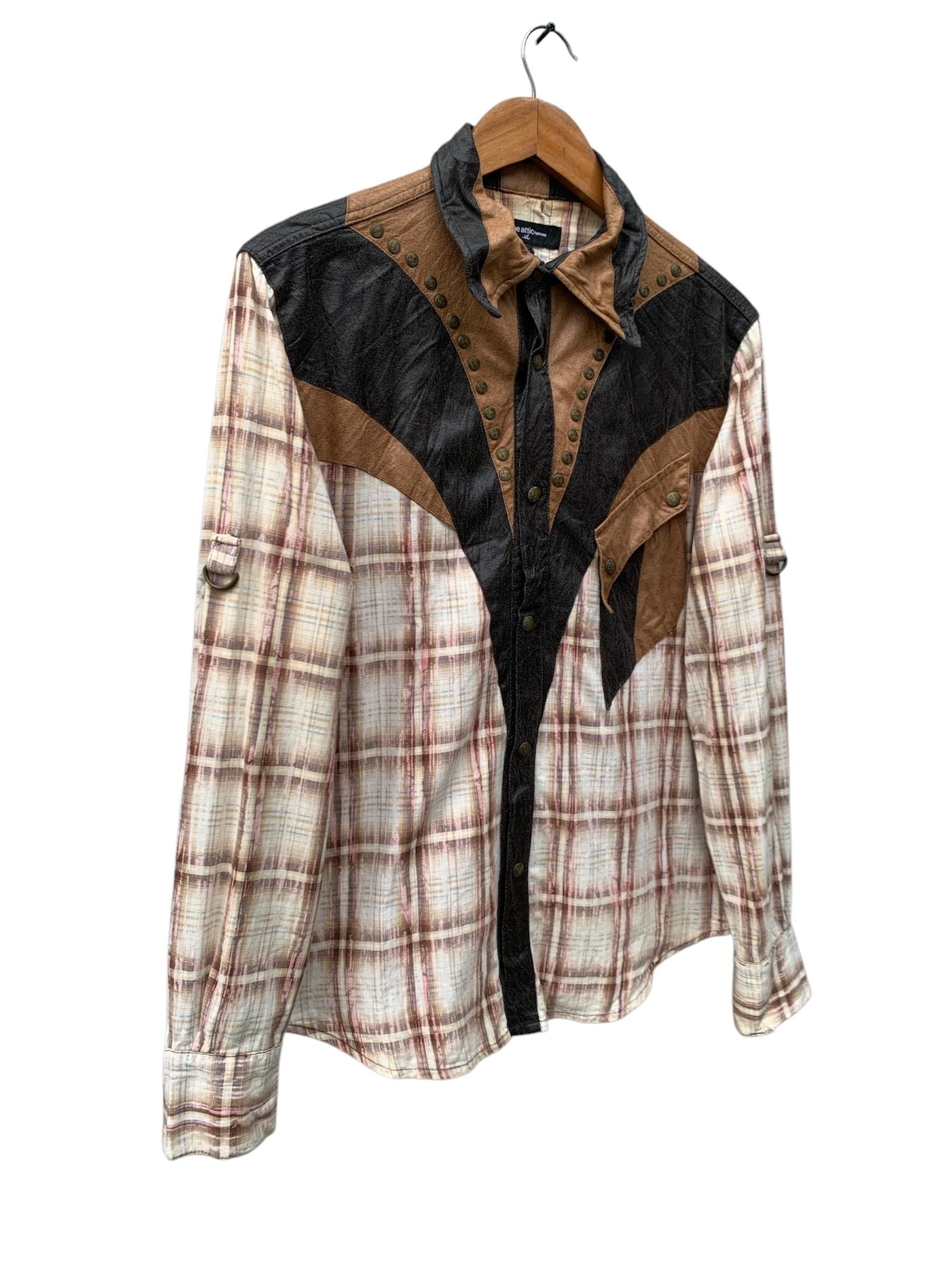 In The Attic Vintage Rare In The Attic Homme Button Shirt Size US L / EU 52-54 / 3 - 3 Thumbnail
