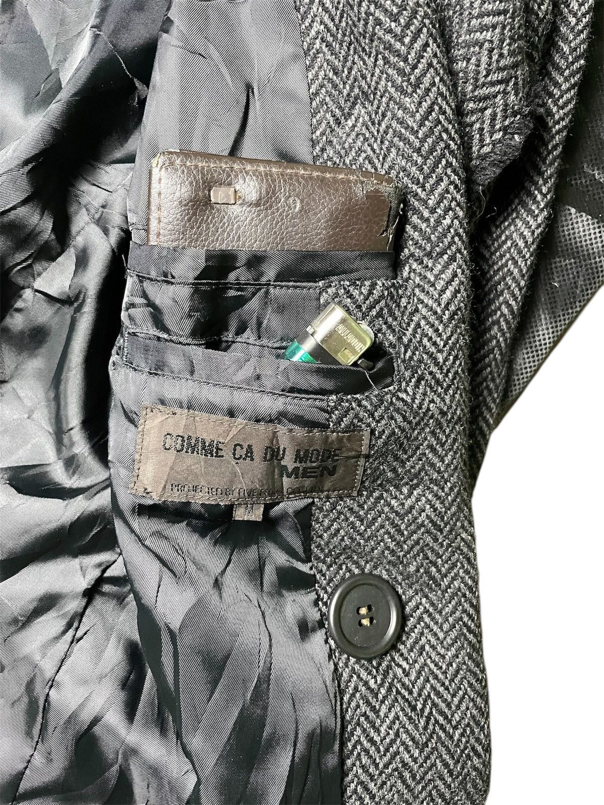 Comme Ca Ism × If Six Was Nine × Japanese Brand Comme ça Du Mode ✔️ Gothic/Punk inspired Trench Coat Size US M / EU 48-50 / 2 - 8 Thumbnail