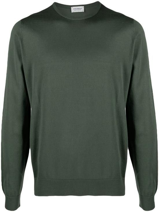 John Smedley JOHN SMEDLEY Men Sweater HATFIELD PALM Green Size US M / EU 48-50 / 2 - 1 Thumbnail