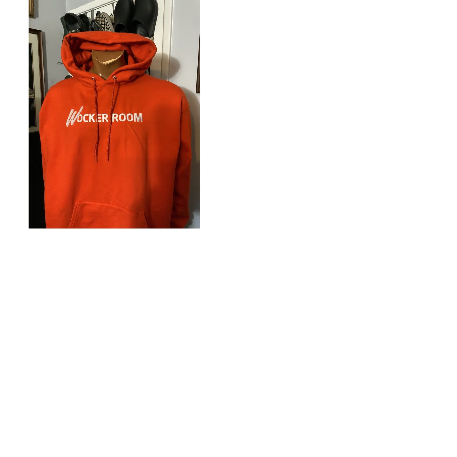 Champion VINTAGE Champion Hoodie Men's Orange 2XL Locker Room Wocker Room Wock Lean Double Cup Pullover 58 Chest 31 Shoulder to Hem Size US XXL / EU 58 / 5 - 9 Thumbnail