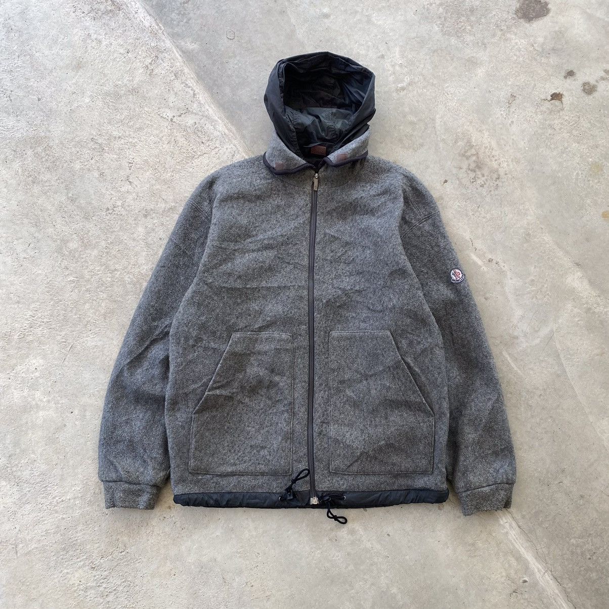 Moncler MONCLER Vintage Reversible Hidden Hoodie Jacket Size US S / EU 44-46 / 1 - 3 Thumbnail