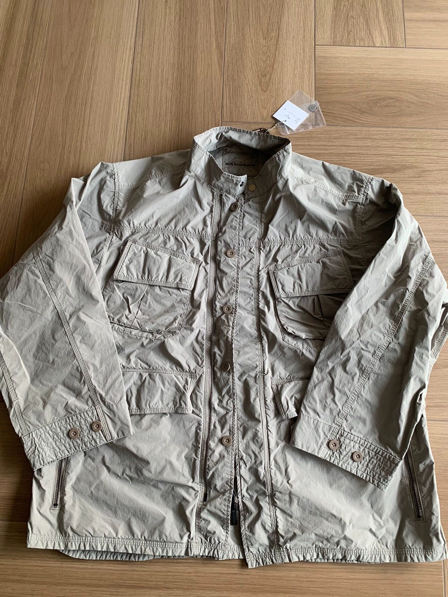 White Mountaineering White Mountaineering Men's 4-Pocket Gray Tech Jacket 4 New Size US XL / EU 56 / 4 - 1 Thumbnail