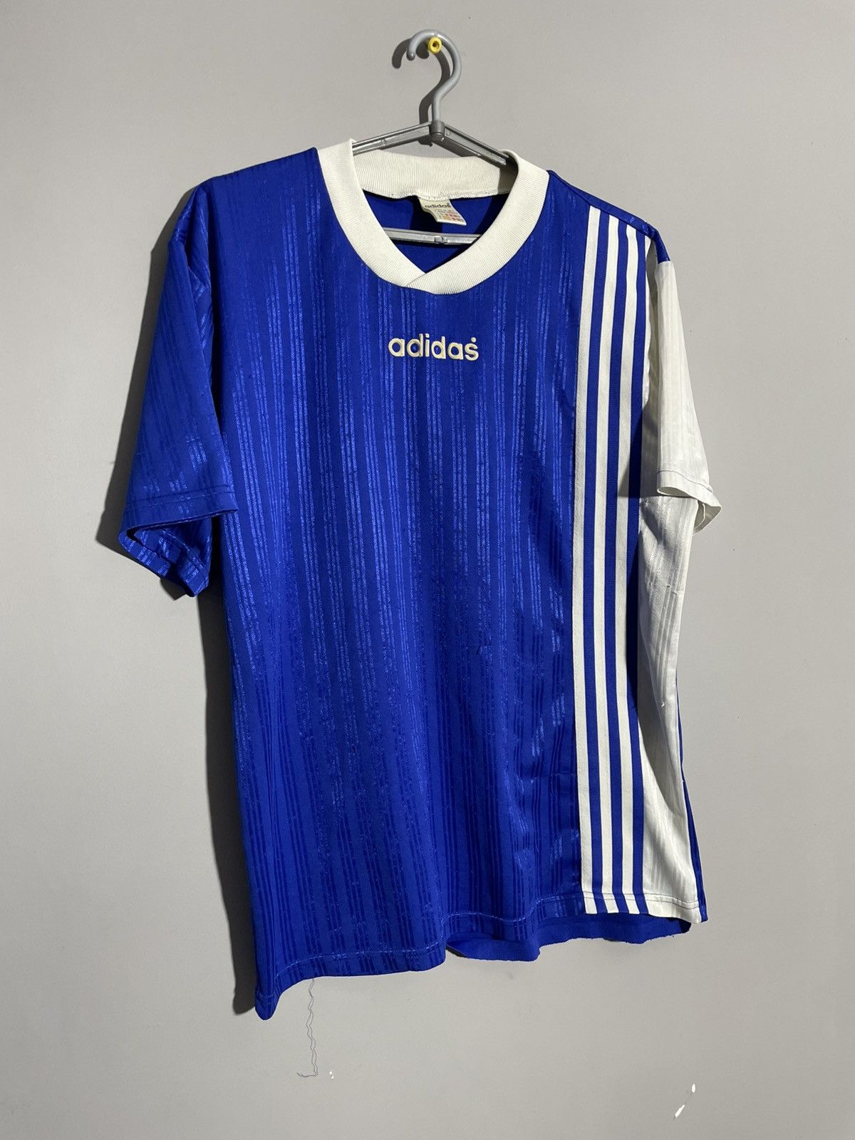 Adidas Vintage 90s Adidas Soccer jersey Adidas Ventex Size US L / EU 52-54 / 3 - 1 Thumbnail