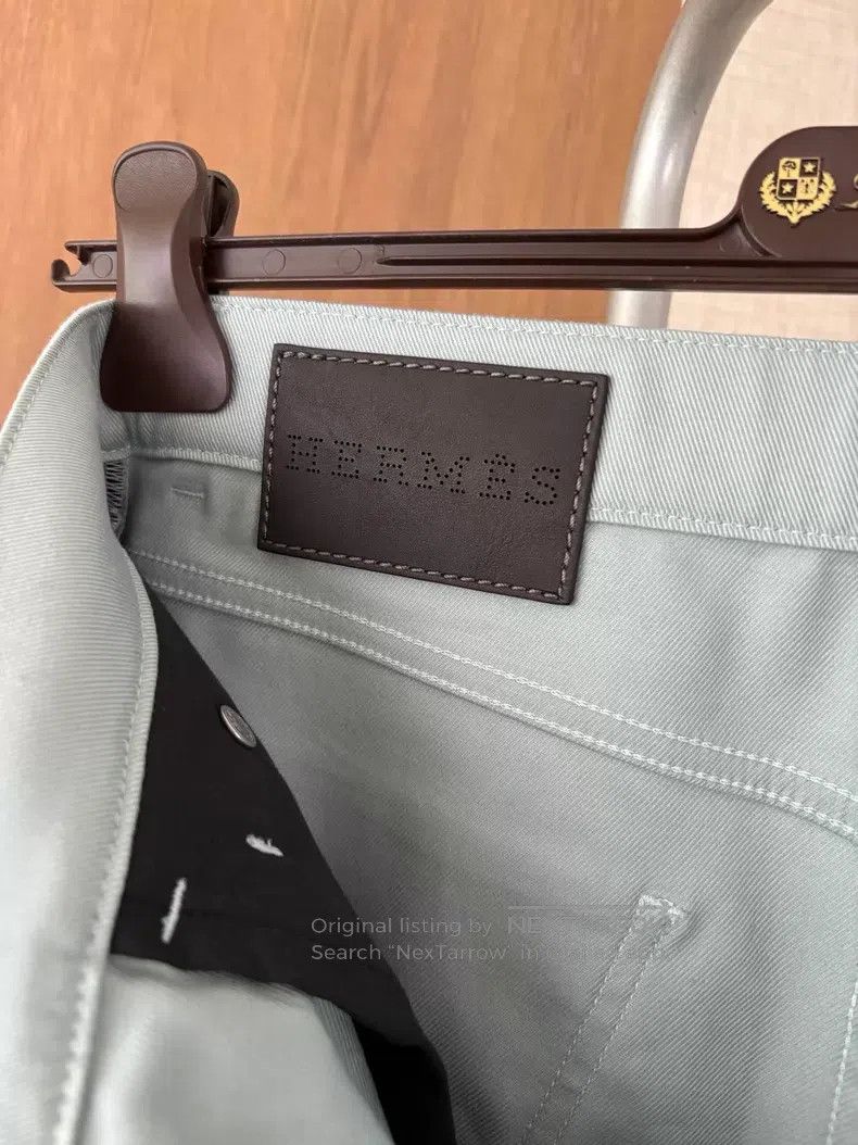 Hermes Hermes Stretch Cotton Twill Denim Pants Size US 40 / EU 56 - 4 Thumbnail