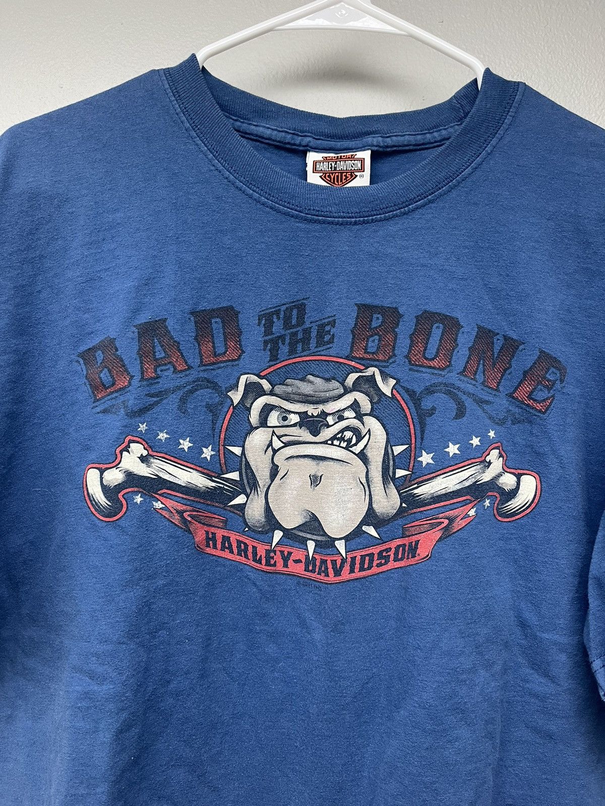 Harley Davidson Vintage Harley Davidson Bad to the Bone Dog Graphic Size US XL / EU 56 / 4 - 3 Thumbnail