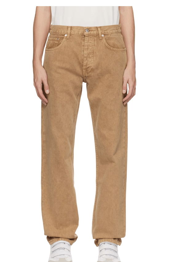 Helmut Lang BNWT AW23 HELMUT LANG BROWN 98 CLASSIC CUT JEANS 36 Size US 36 / EU 52 - 1 Thumbnail