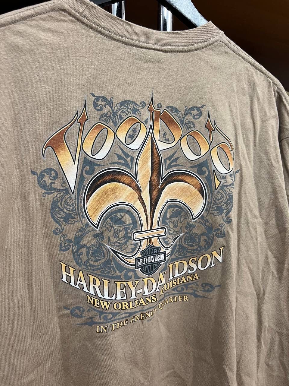 Harley Davidson CRAZY Y2K LIGHTNING CROSS GRUNGE SKATER OPIUM LONGSLEEVE TEE Size US L / EU 52-54 / 3 - 7 Thumbnail