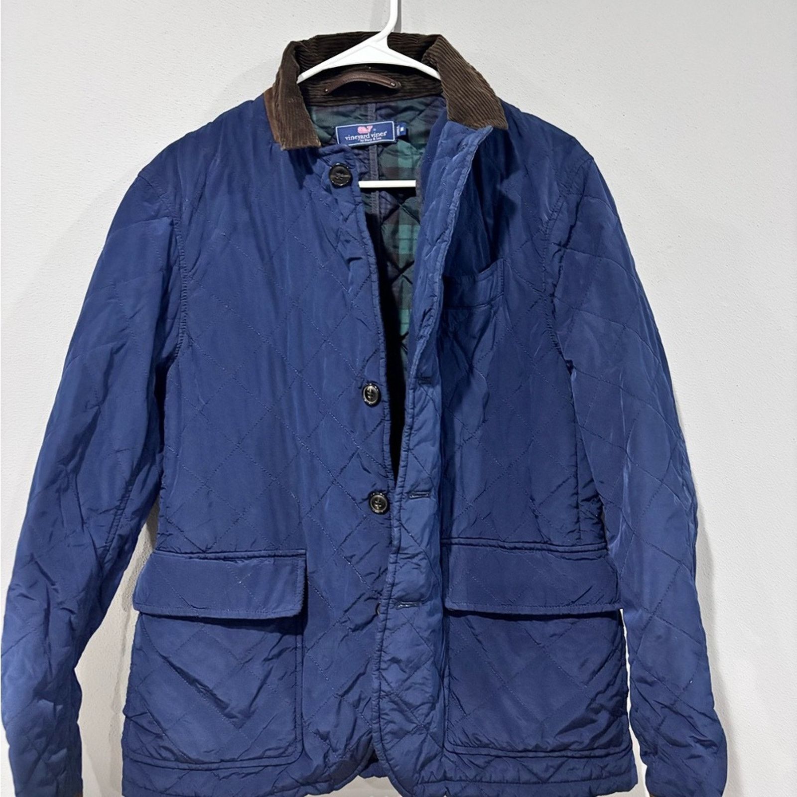Vineyard Vines Vineyard Vines Navy Quilted Field Blazer Jacket -Size Medium Size US M / EU 48-50 / 2 - 1 Thumbnail