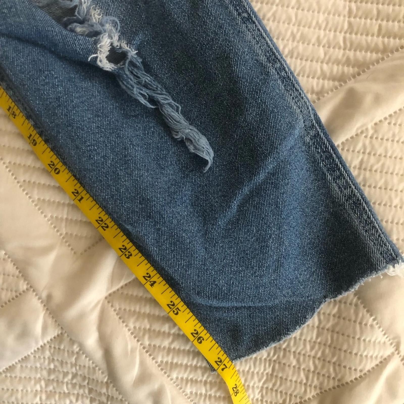 Other 11L Hollister High-Rise Mom Distressed Jeans Size 30" / US 8 / IT 44 - 8 Thumbnail