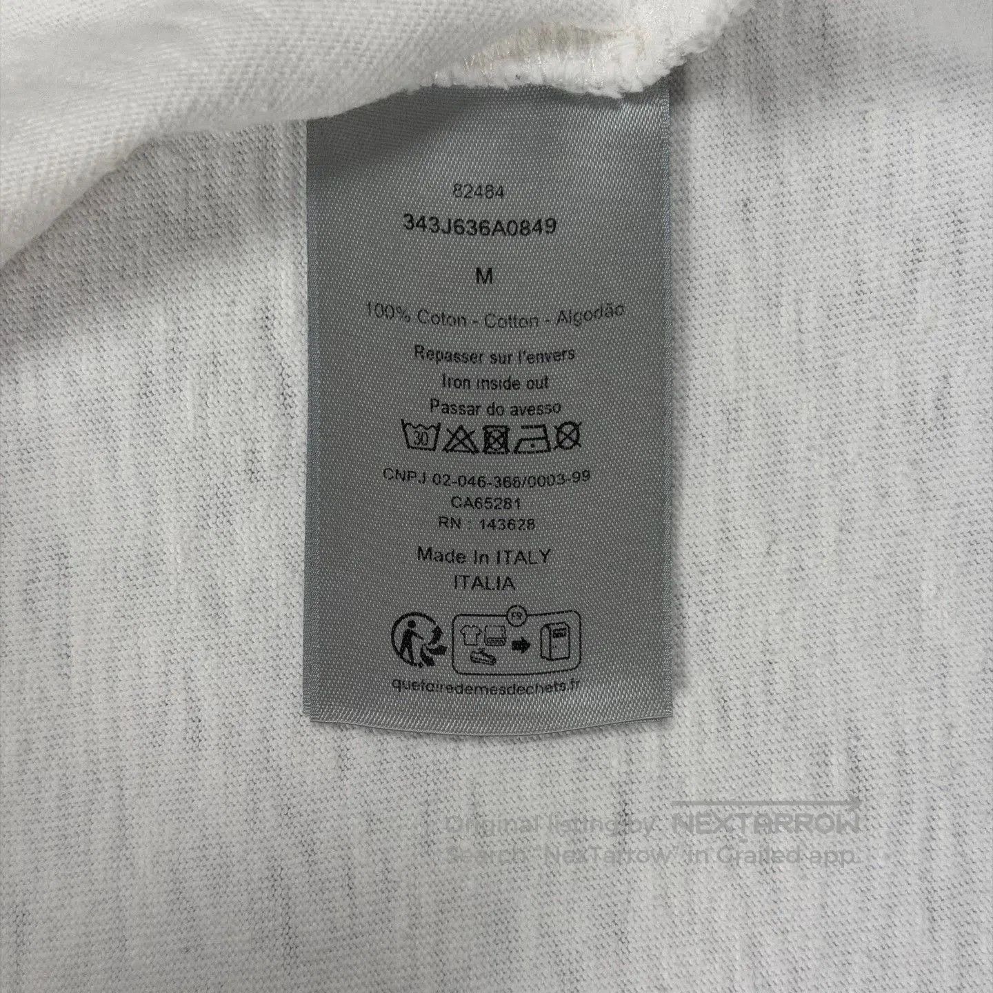 Dior Dior White Distressed Slogan T-Shirt. Size US M / EU 48-50 / 2 - 4 Thumbnail