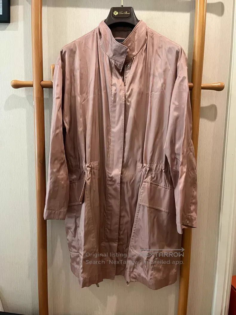 Loro Piana Loro Piana Silk Long Windbreaker Coat Size S / US 4 / IT 40 - 1 Thumbnail