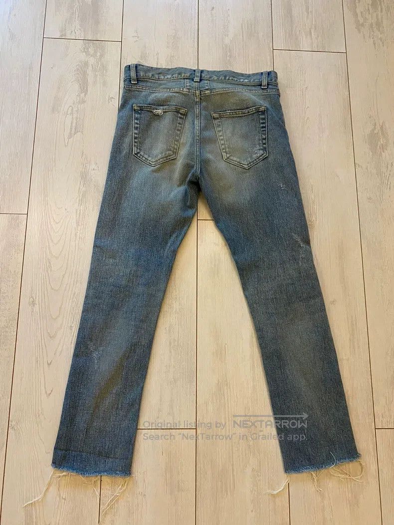 Saint Laurent Paris Saint Laurent Paris Blue ripped skinny jeans Size US 29 - 2 Thumbnail