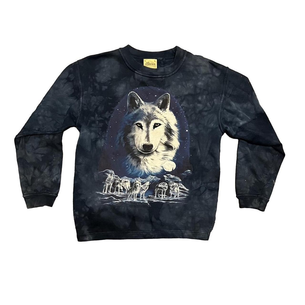 The Mountain Vintage 1990s The Mountain Wolves Crewneck Size US L / EU 52-54 / 3 - 1 Thumbnail
