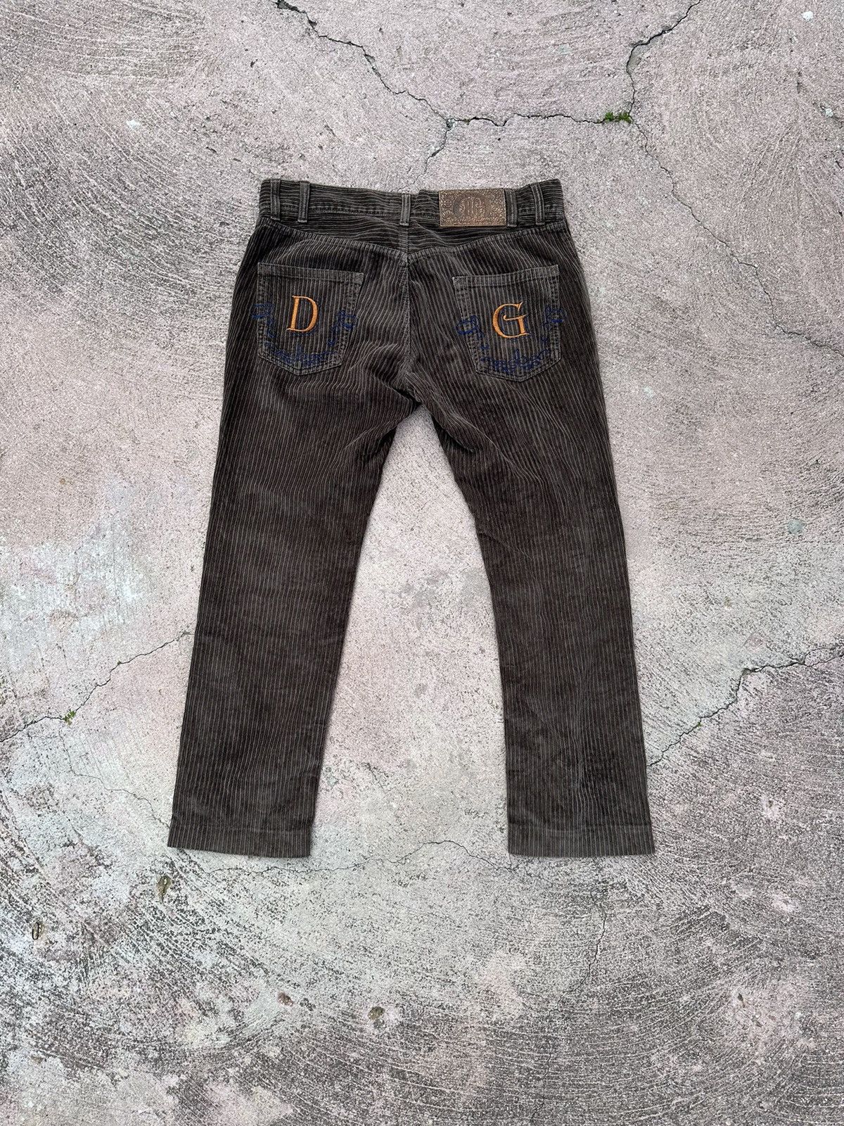 image of Dolce Gabbana Dolce&gabbana Corduroy Pants Brown, Men's (Size 34)