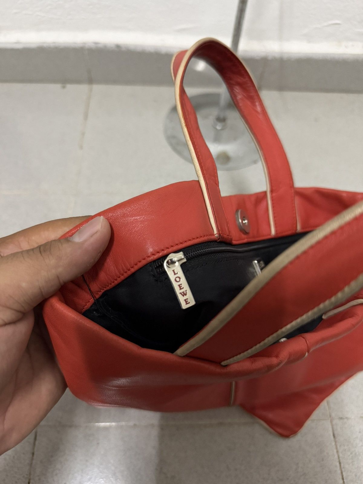 Loewe Loewe madrid red totebag Size ONE SIZE - 10 Thumbnail