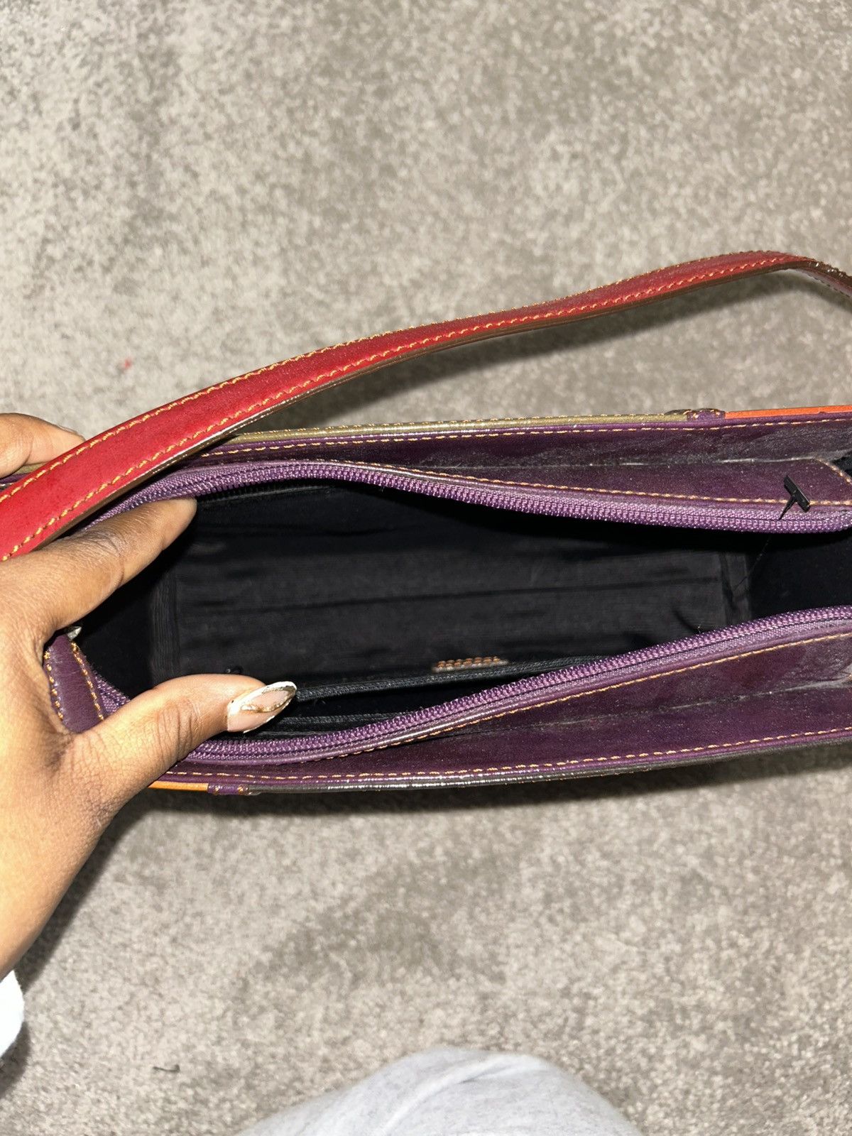 Vintage Vintage patchwork shoulder bag!! Size ONE SIZE - 2 Thumbnail