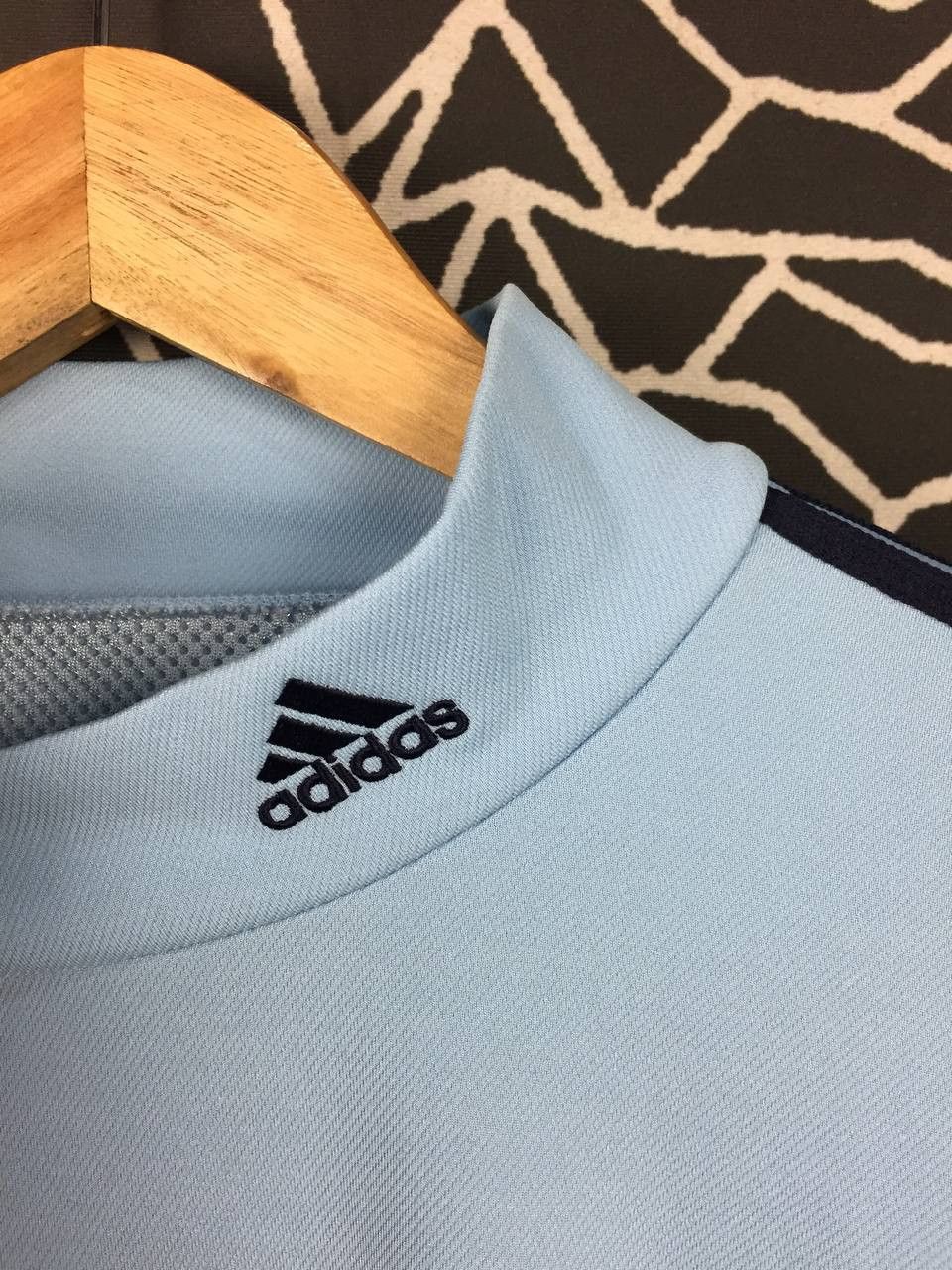 Adidas Adidas Golf Performance Training Mock Neck Long Sleeve Tee Size US L / EU 52-54 / 3 - 4 Thumbnail