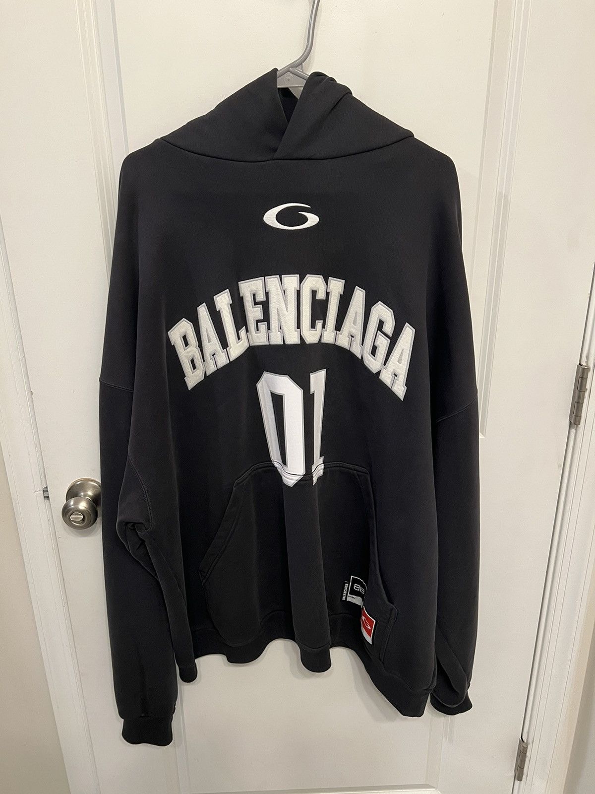 Balenciaga Balenciaga Basketball Hoodie Large Fit Size US M / EU 48-50 / 2 - 1 Thumbnail