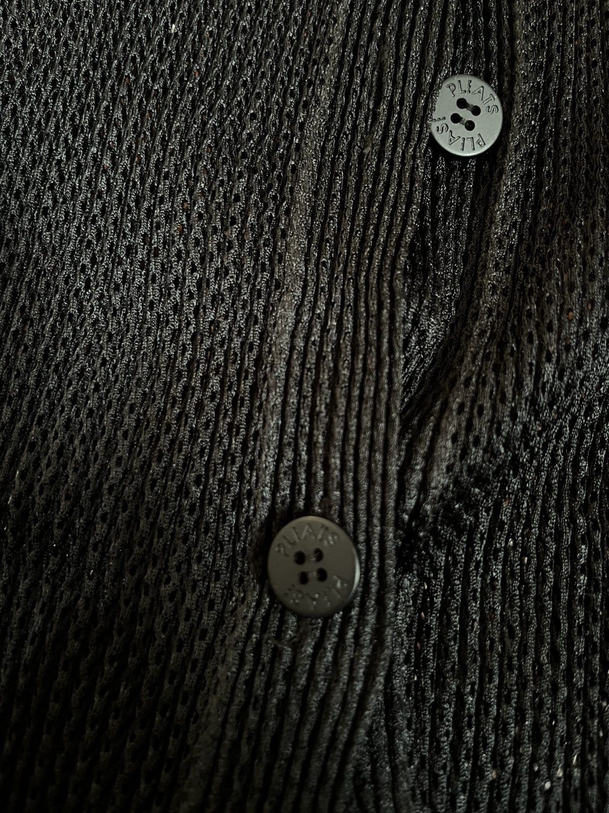 Pleats Please Issey Miyake TAX FREE 🇺🇸 issey miyake pleats please sheer black cardigan Size S / US 4 / IT 40 - 3 Thumbnail