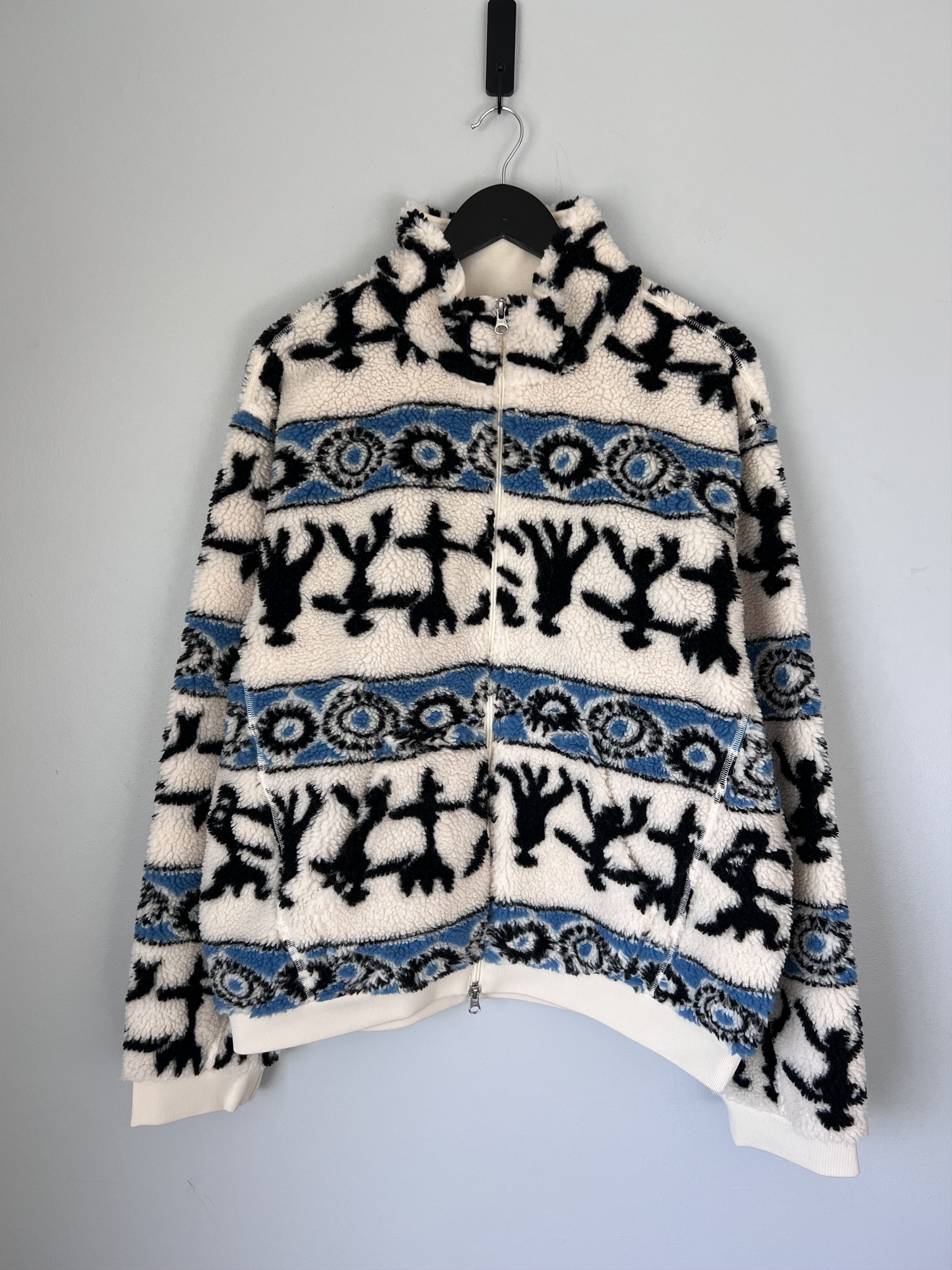 Aime Leon Dore Aime Leon Dore Heritage Fleece Jacket in Cream Size US XL / EU 56 / 4 - 1 Thumbnail