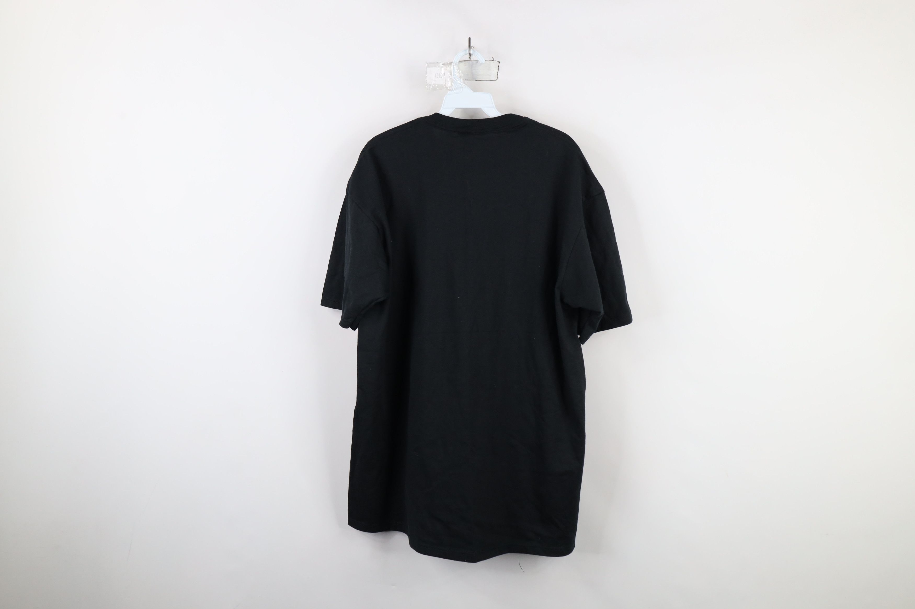 Vintage Vintage 90s Streetwear Blank Heavyweight T-Shirt Black USA Size US XL / EU 56 / 4 - 7 Thumbnail