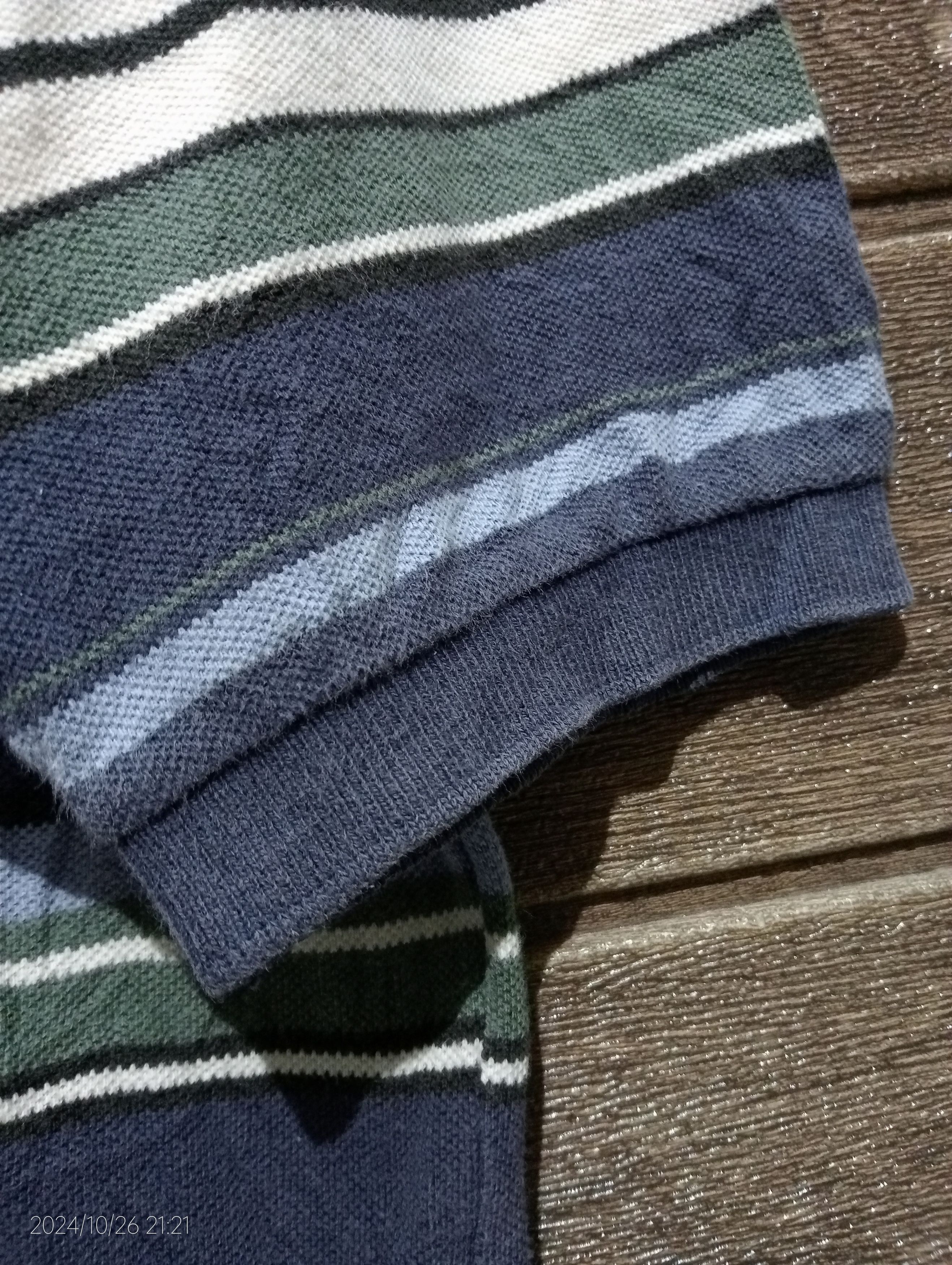 Polo Ralph Lauren VTG '90s Polo by Ralph Lauren Made in USA Stripe Polo Shirt. Size US L / EU 52-54 / 3 - 8 Thumbnail
