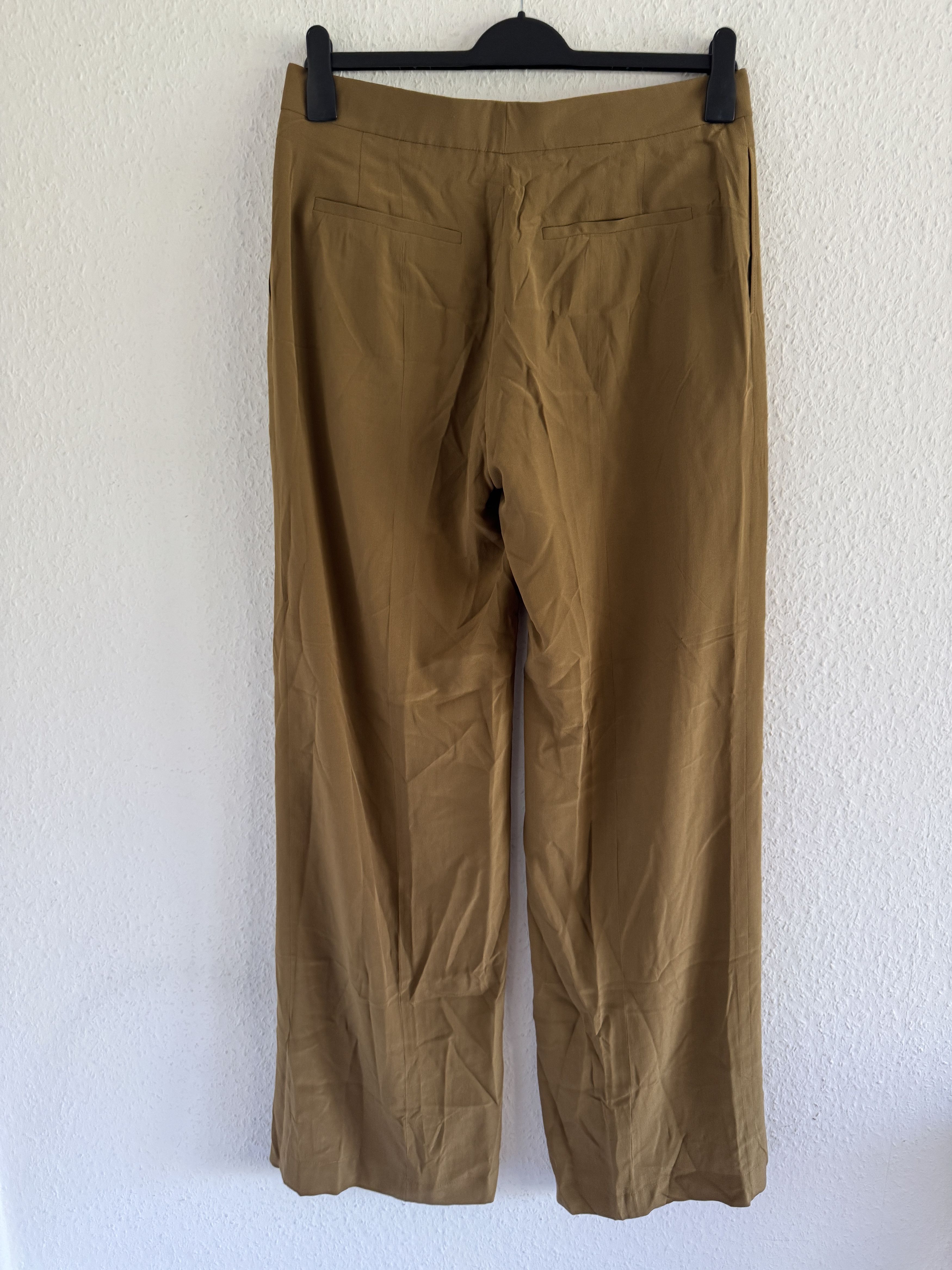 Chloe Beige Tailored Cotton Trousers Size 32" / US 10 / IT 46 - 20 Thumbnail