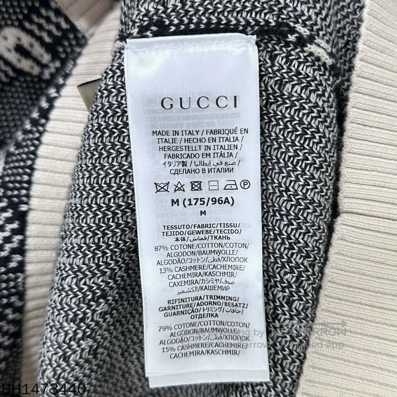 Gucci gucci v-neck diamond print sweater. Size US M / EU 48-50 / 2 - 6 Thumbnail