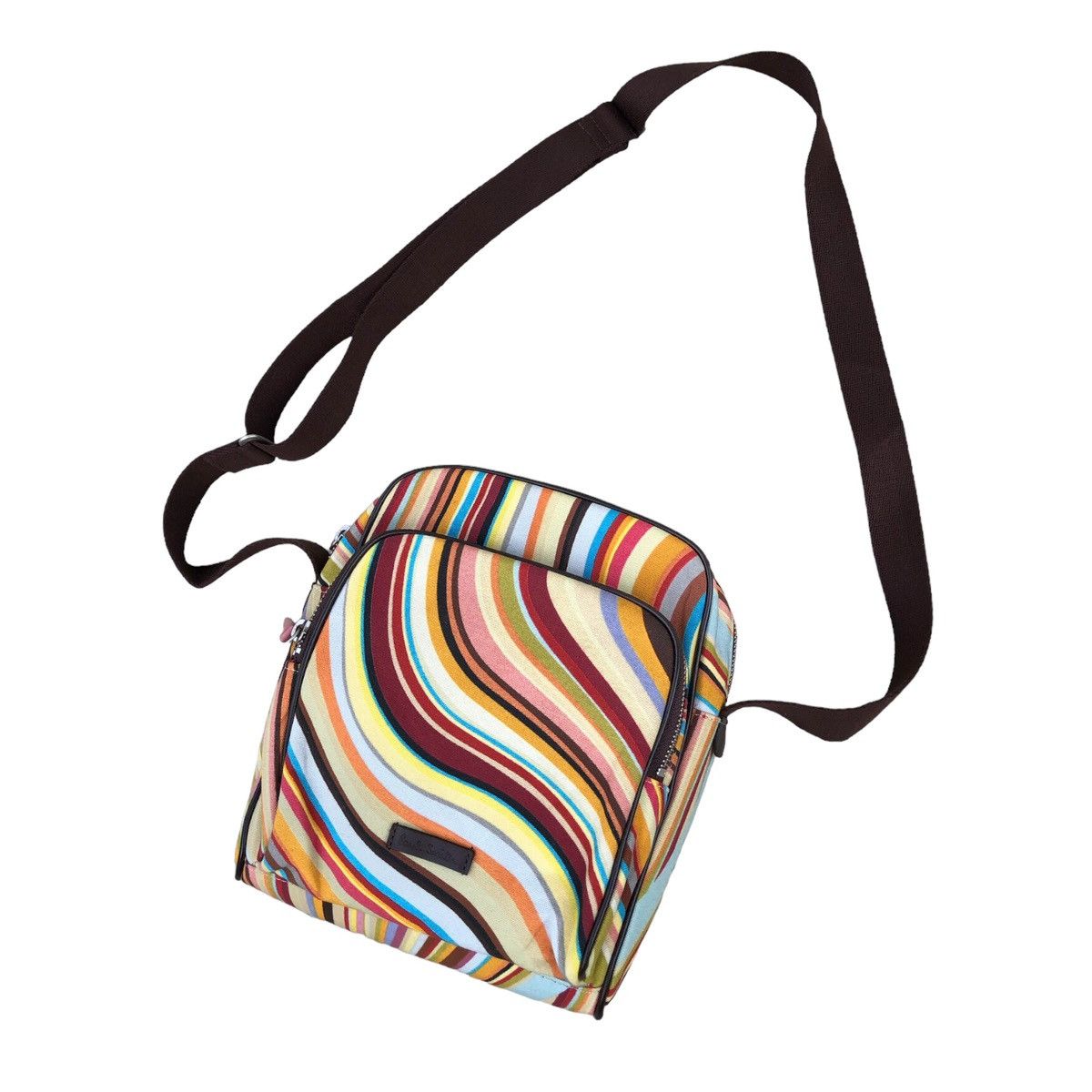 Paul Smith Paul Smith Shoulder Bag Cotton Multicolor Allover Pattern Size ONE SIZE - 3 Thumbnail