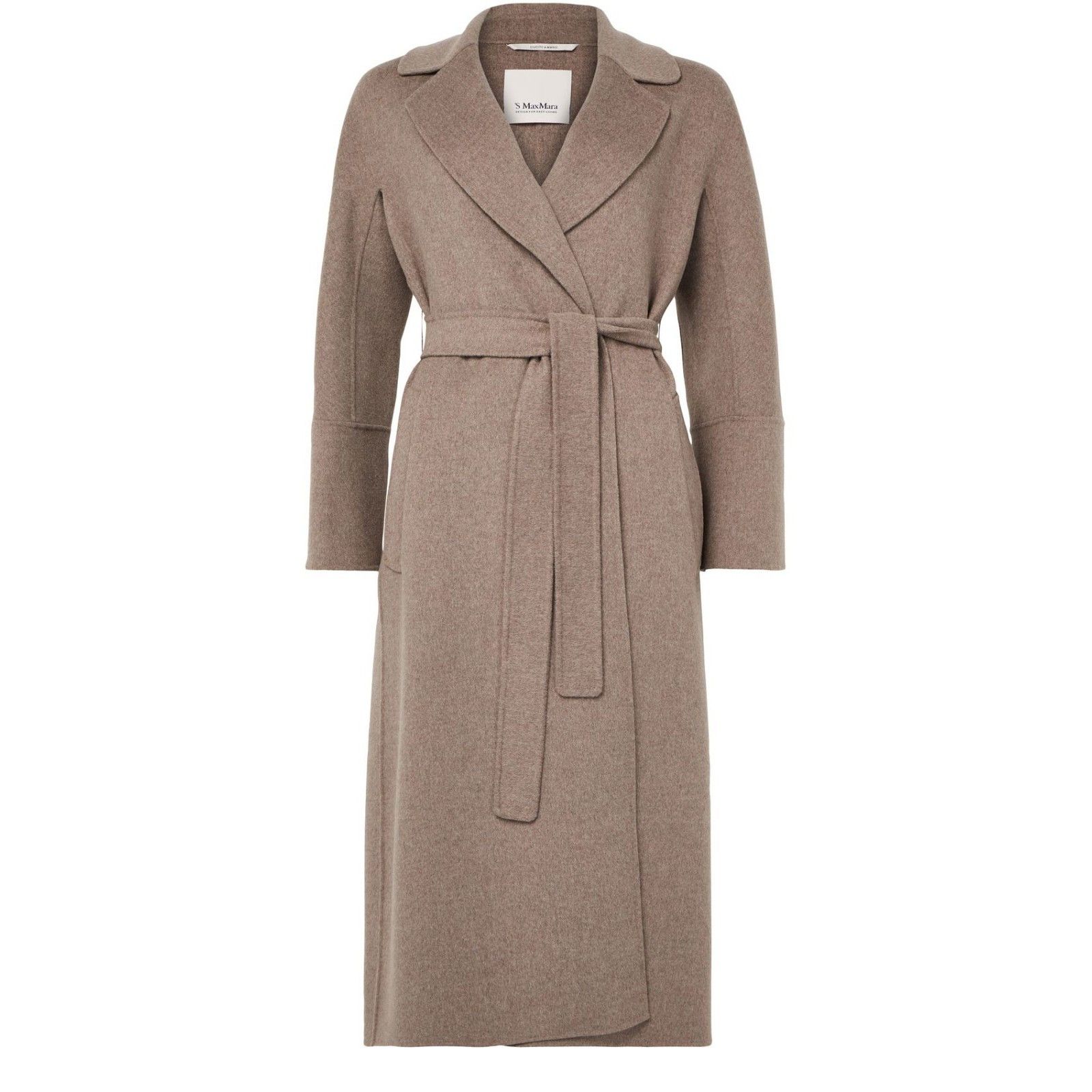 Max Mara S MAX MARA Longline EARTH MELANGE Wool Coat New & Authentic Size XXS / US 00 / IT 34 - 1 Thumbnail