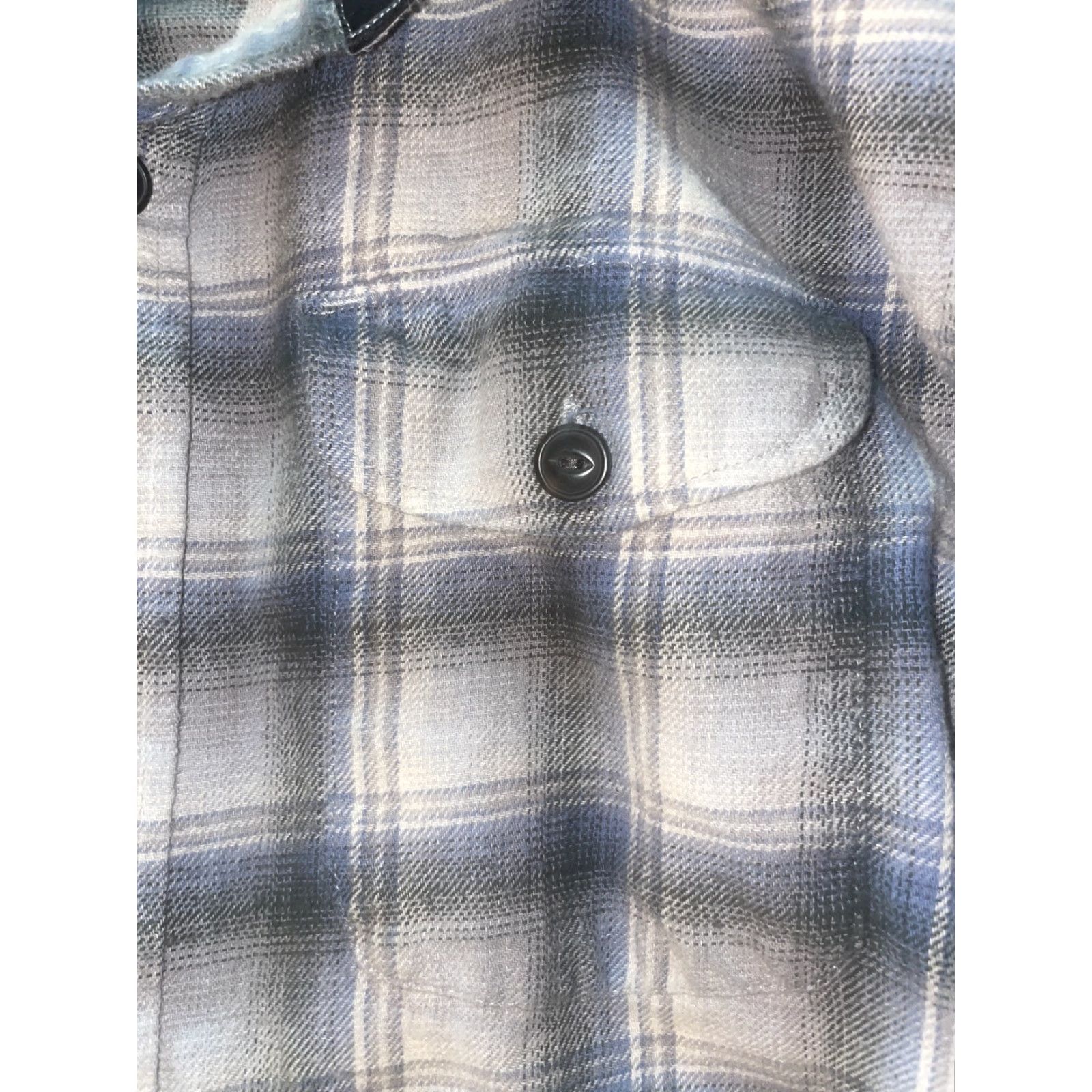 Vintage Field & Stream Shirt Men's Heavy Long Sleeve Flannel Button-Down Size Large Blue Plaid, Button-Up, Casual, Regular Fit, Pocket, Cotton Blend Size US L / EU 52-54 / 3 - 3 Thumbnail
