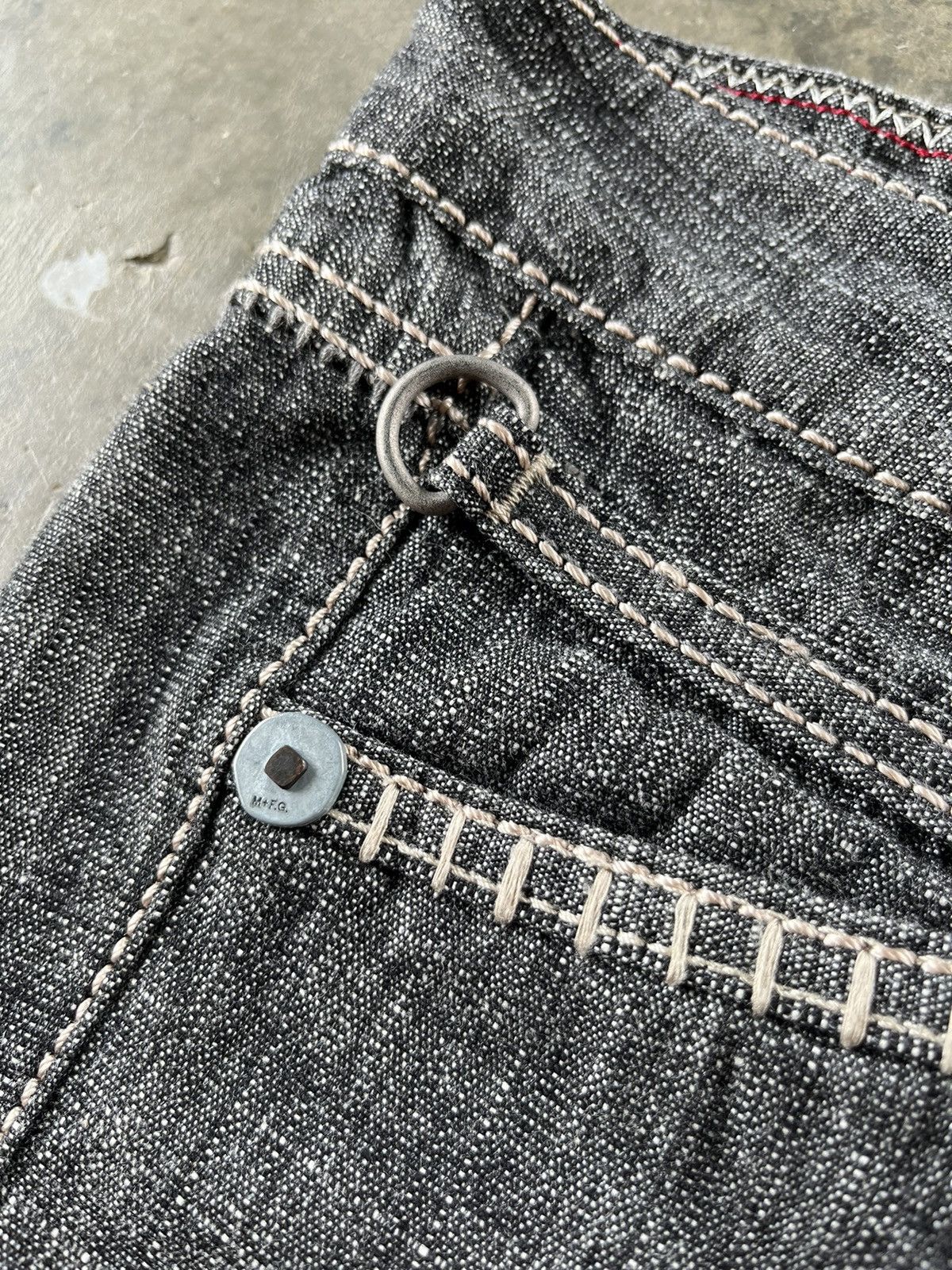 Designer × Marithe + Francois Girbaud Marithe Francois Girbaud Denim Punk Jeans Size US 29 - 17 Thumbnail