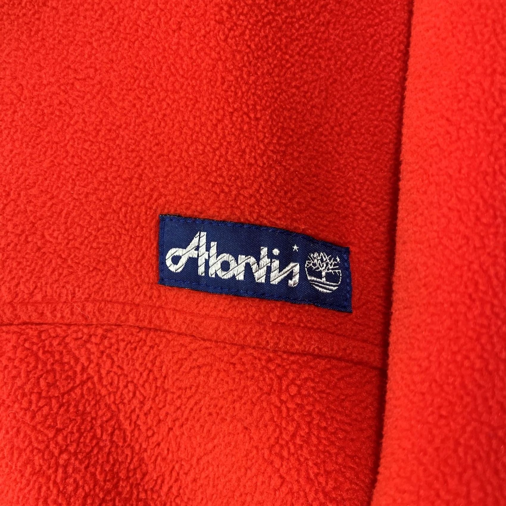 Timberland VINTAGE Timberland Jacket Mens Medium Red Atlantis Polar Fleece Made In USA Size US M / EU 48-50 / 2 - 3 Thumbnail