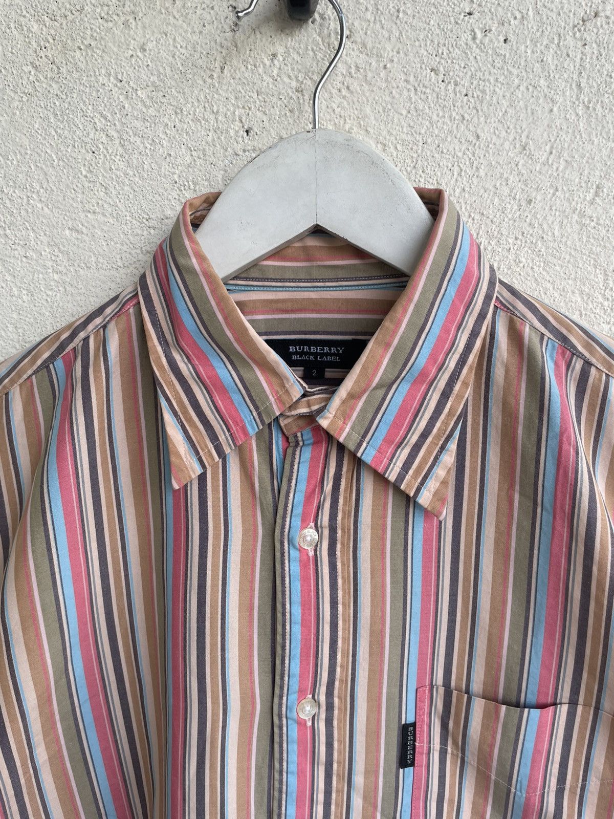 Burberry 2000s Burberry Stripe Multi Color Shirt Novacheck Hysteric Size US L / EU 52-54 / 3 - 2 Thumbnail