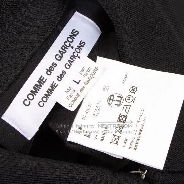 Comme des Garcons Comme des Garcons Black vintage design long coat Size L / US 10 / IT 46 - 9 Thumbnail