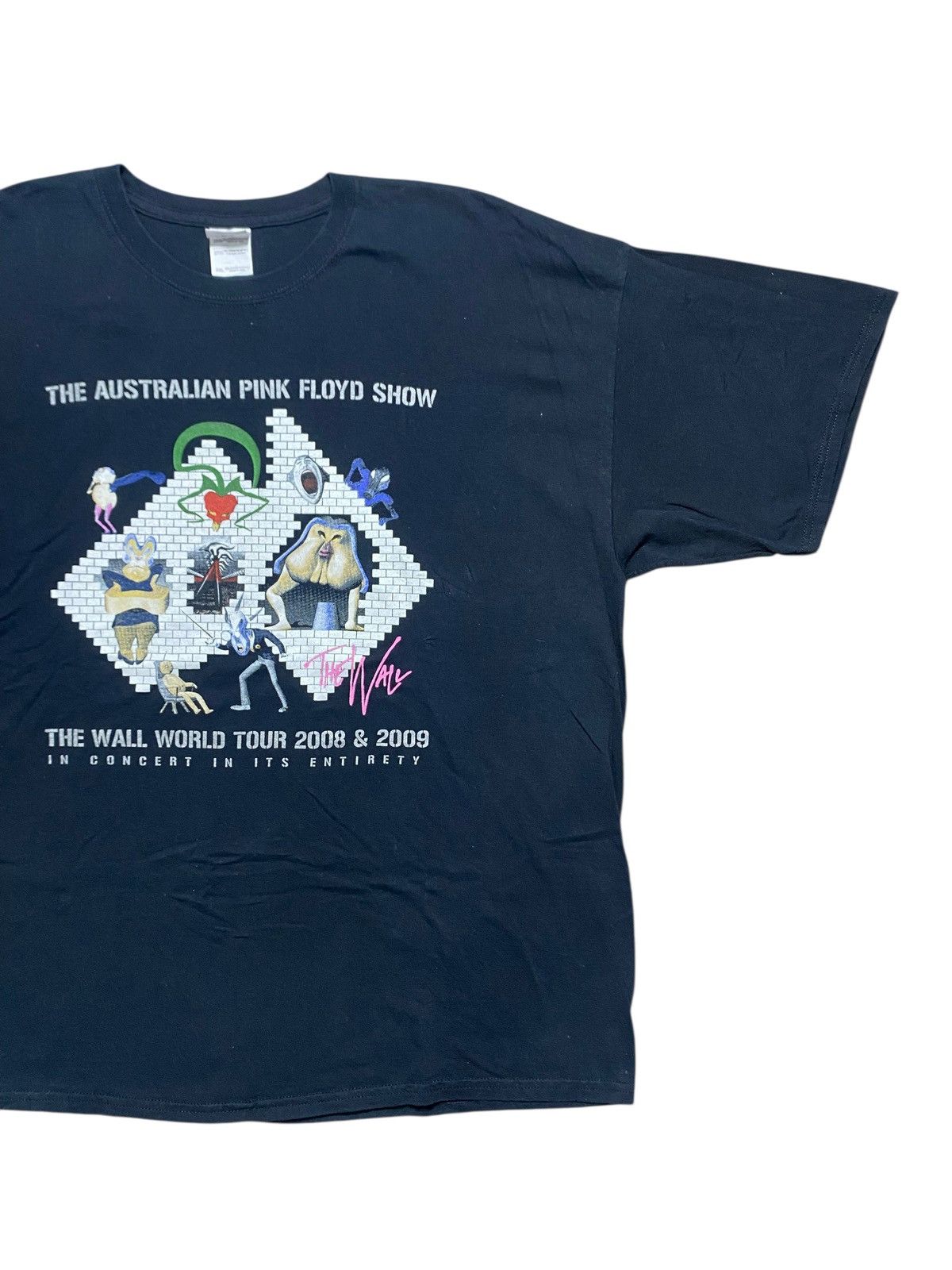 Band Tees VINTAGE BAND TEE PINK FLOYD WORLD TOUR 08-09 NICE DESIGN Size US XXL / EU 58 / 5 - 3 Thumbnail