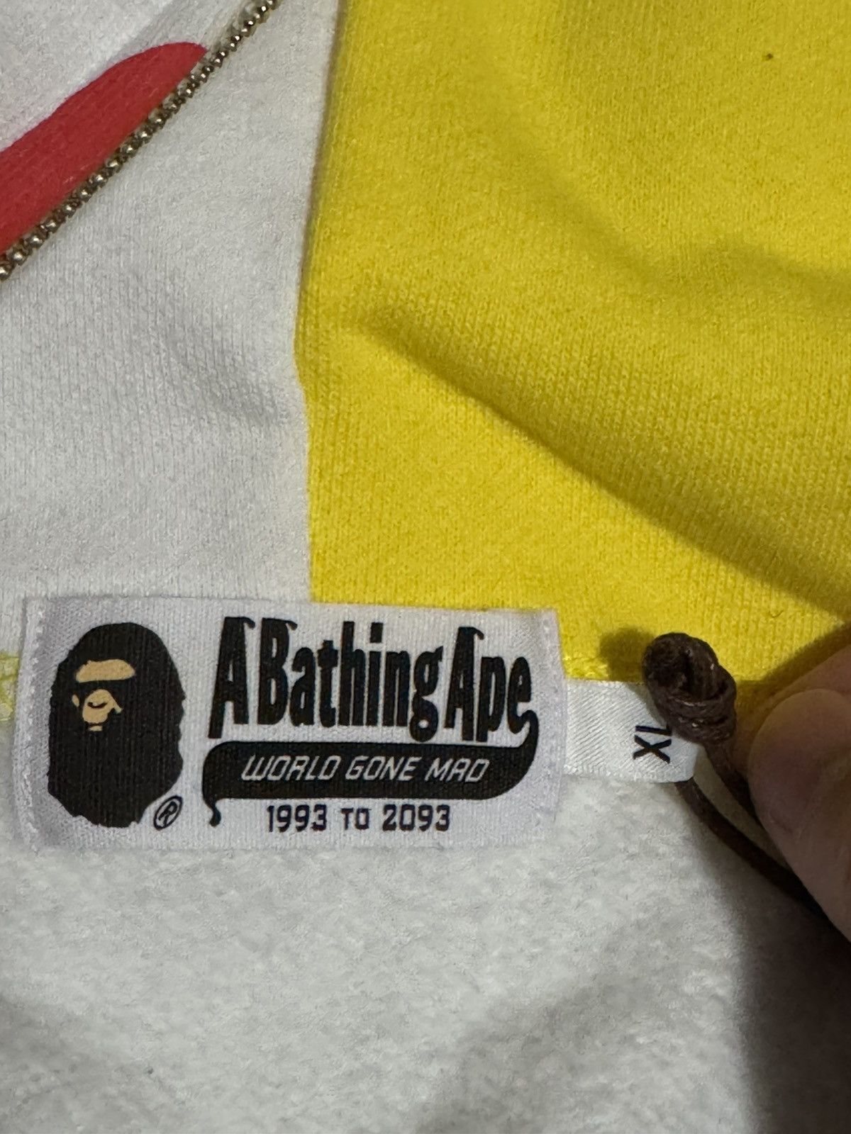 Bape Bape multicolor patch zip-ups shark hoodie size xtra large Size US XL / EU 56 / 4 - 6 Thumbnail