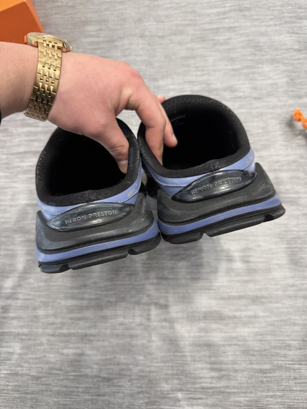 Heron Preston Heron Preston Block Stepper Mule Size US 12 / EU 45 - 10 Thumbnail