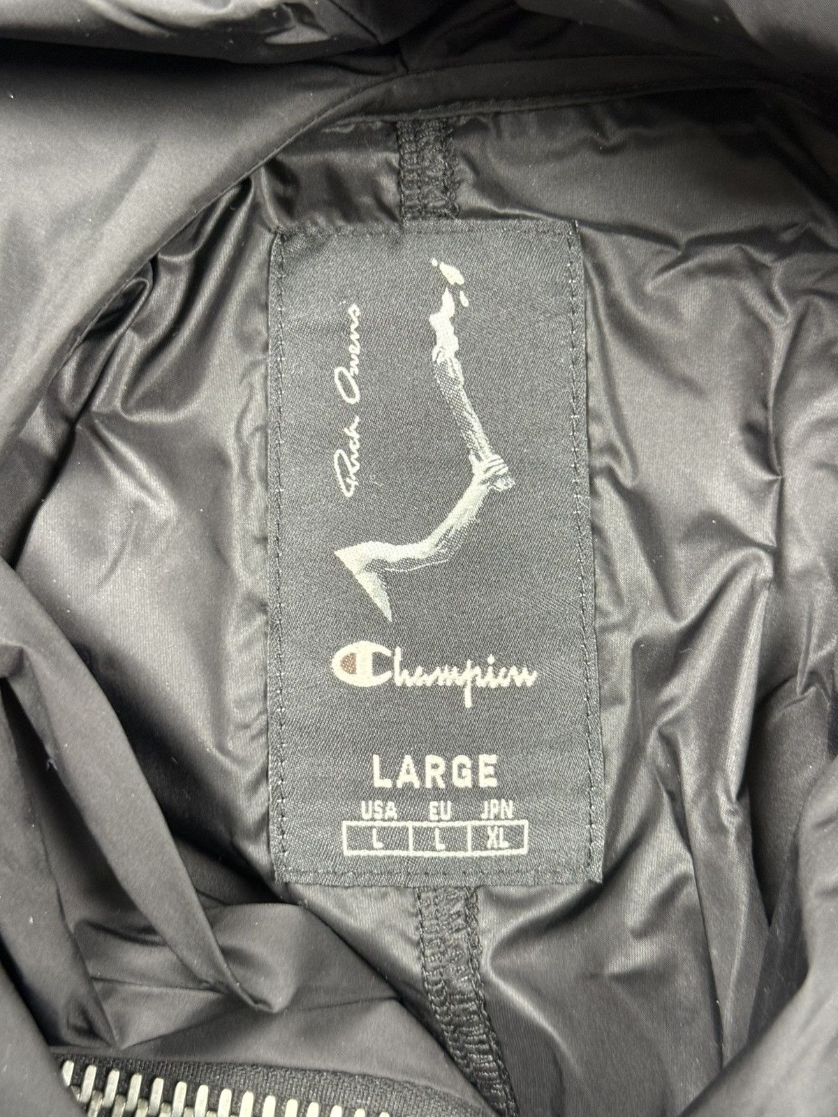 Champion × Rick Owens Mountain Hoodie Windbreaker Size US L / EU 52-54 / 3 - 5 Thumbnail