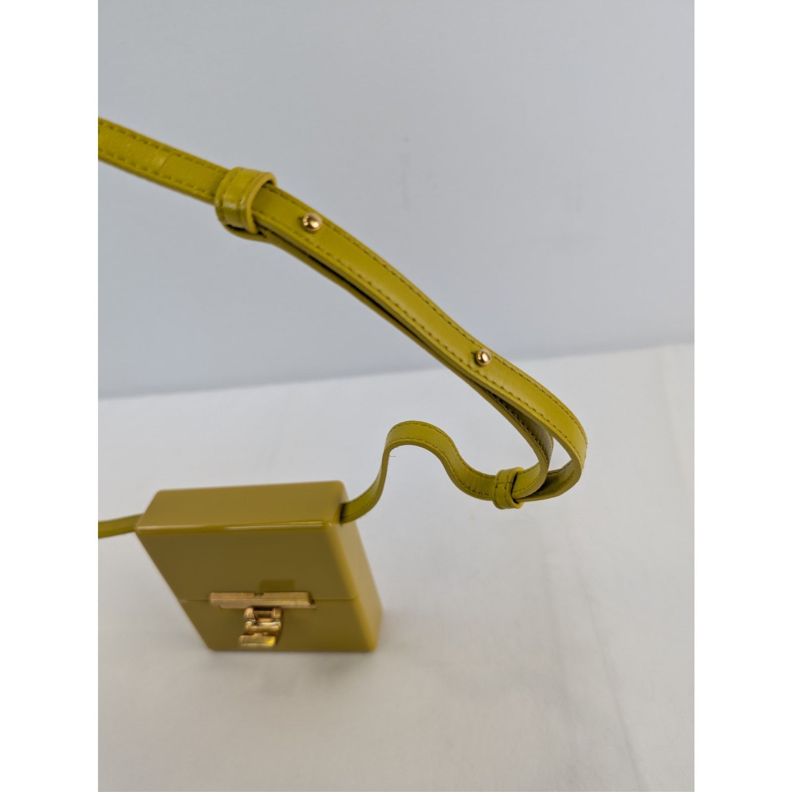 Bottega Veneta o1rshd1 Size: OS / Shiny Leather Mini Bag in Mirabelle-Gold Size ONE SIZE - 16 Thumbnail