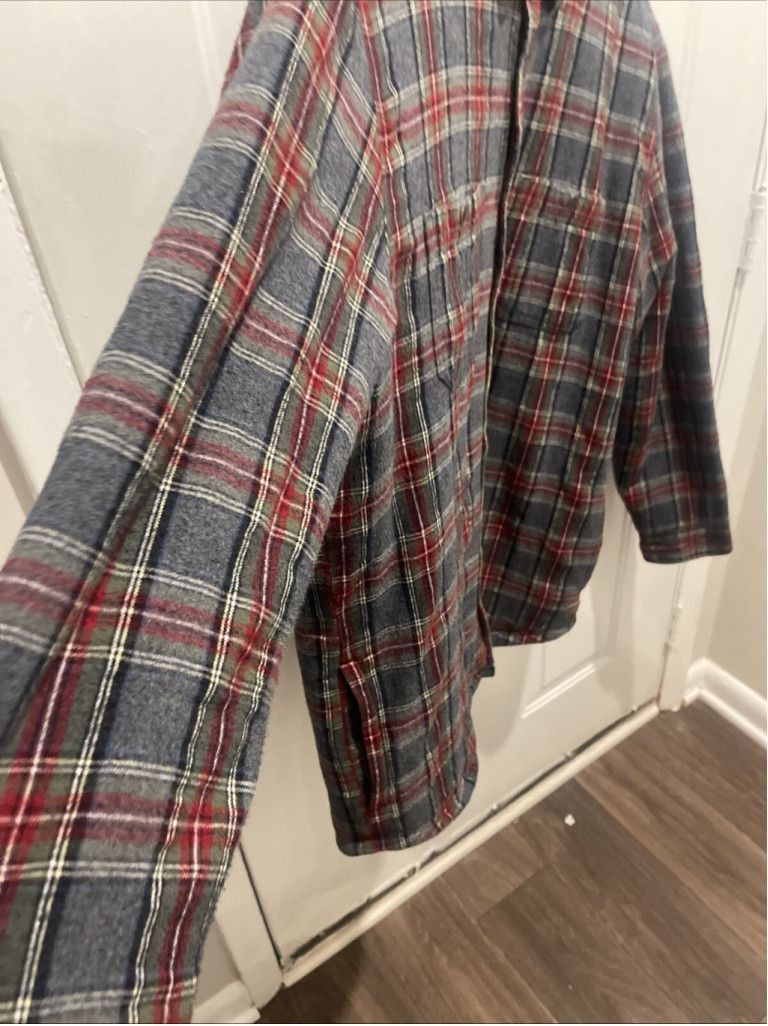 L.L. Bean LL Bean Shirt Men's L Flannel Workwear Size Xl Mens Size US L / EU 52-54 / 3 - 2 Thumbnail