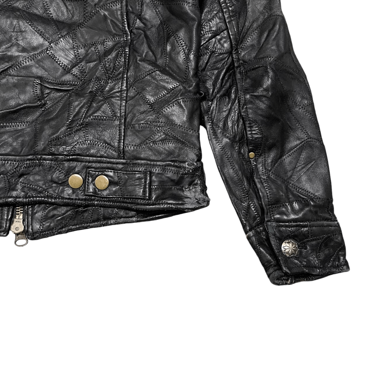 Issey Miyake Vintage Patch Work Sheepskin Leather Jacket Issey Style Size US M / EU 48-50 / 2 - 13 Thumbnail