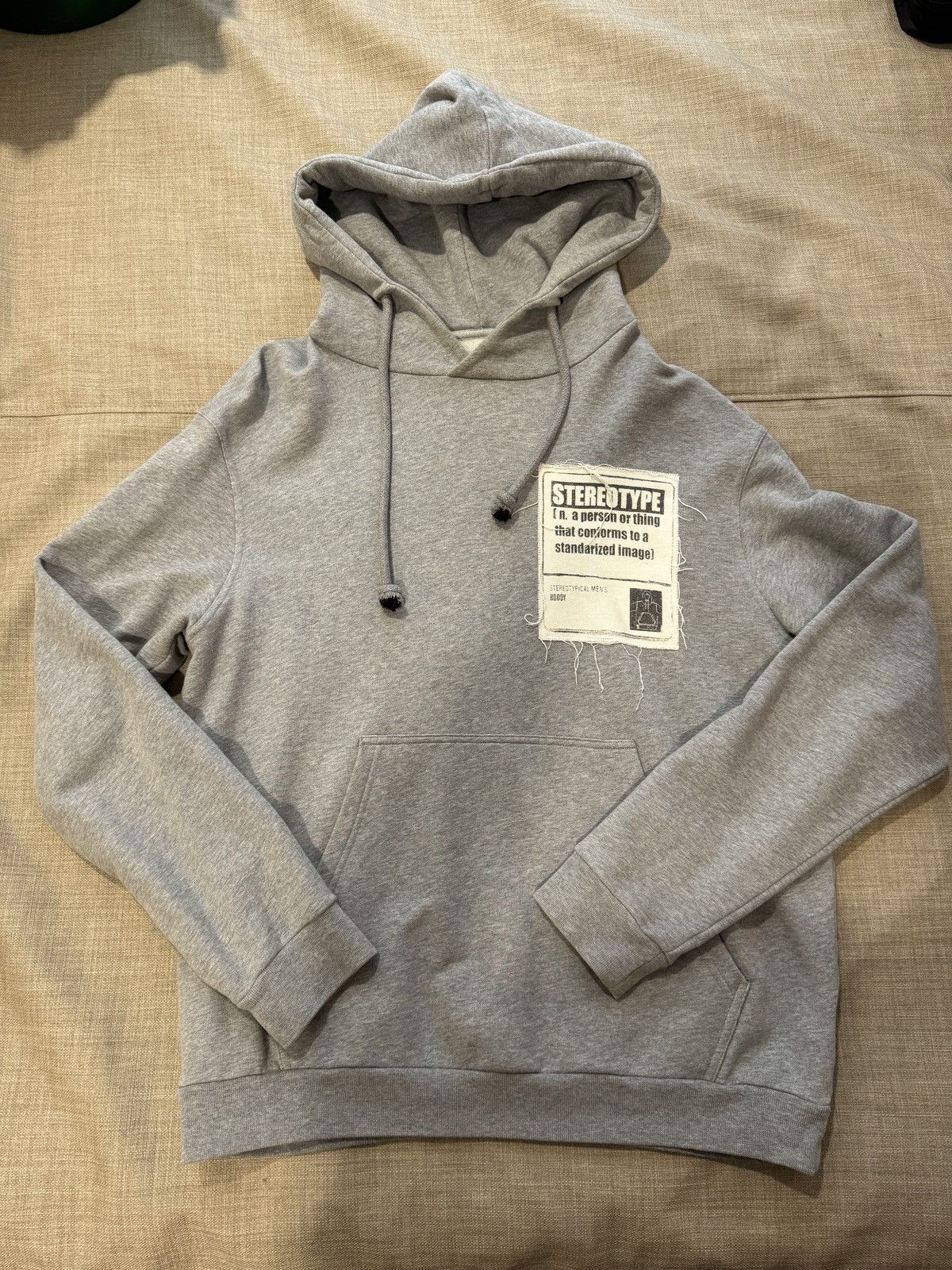 image of Maison Margiela Grey Hoodie, Men's (Size Small)