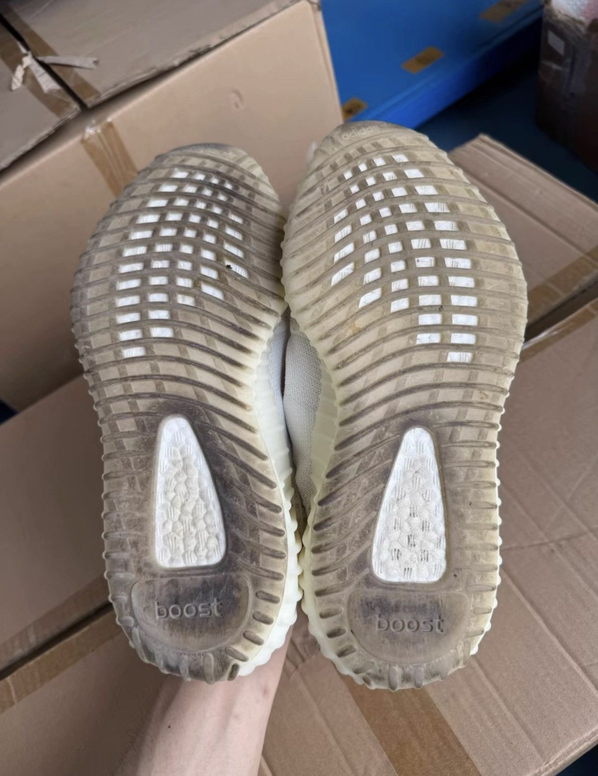 Adidas Adidas Yeezy 350 Bone 2.0 HQ6316 K37 Size US 8 / EU 41 - 6 Thumbnail