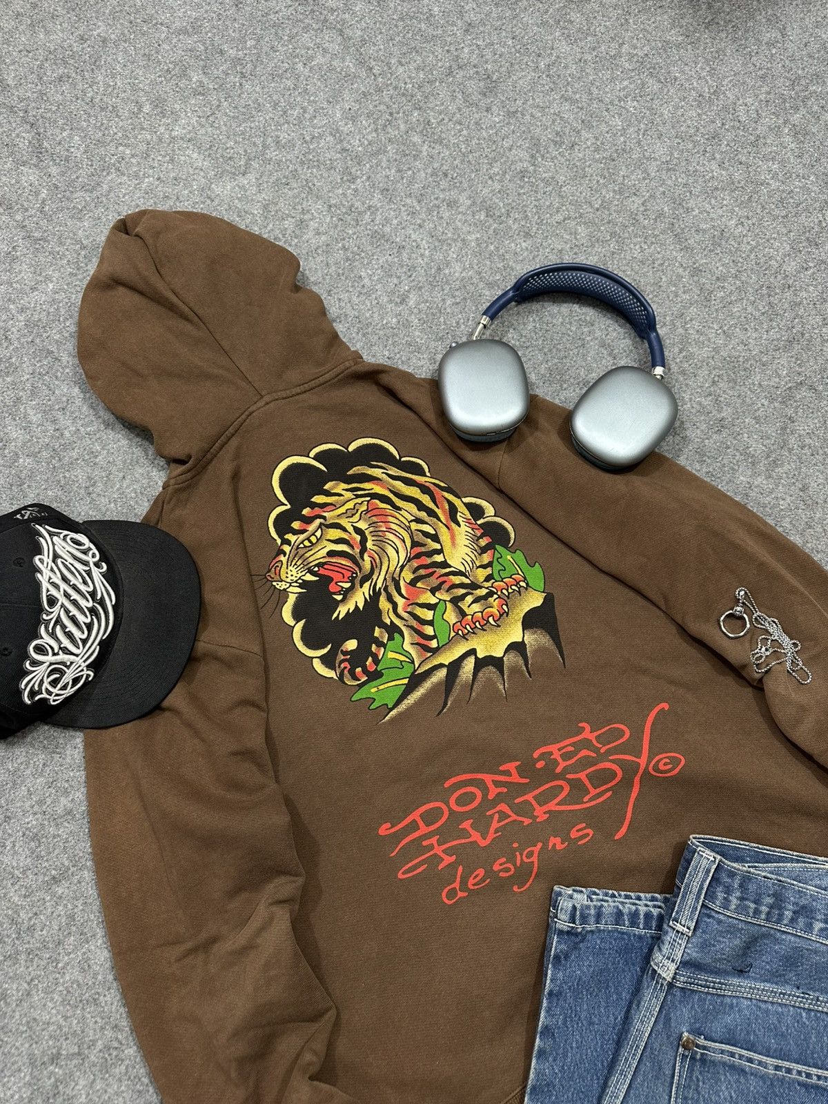 Ed Hardy Crazy Ed Hardy Zipper 🤎 Size US S / EU 44-46 / 1 - 1 Thumbnail